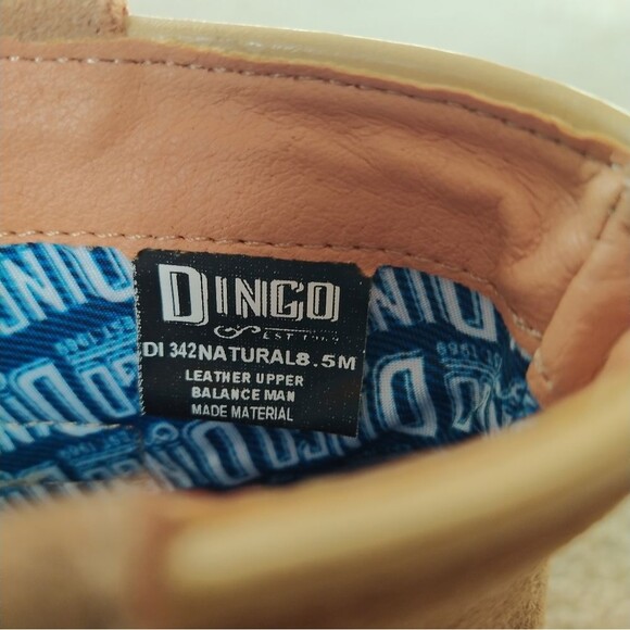 NWT Dingo Tan Suede Flannie Country Western Pointy Toe Boots - Picture 11 of 11